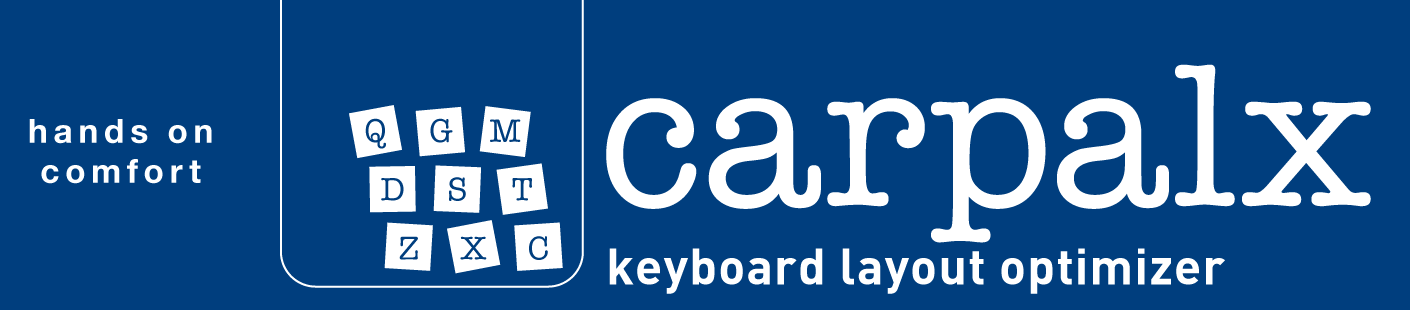 
carpalx - keyboard layout optimizer - save your carpals
