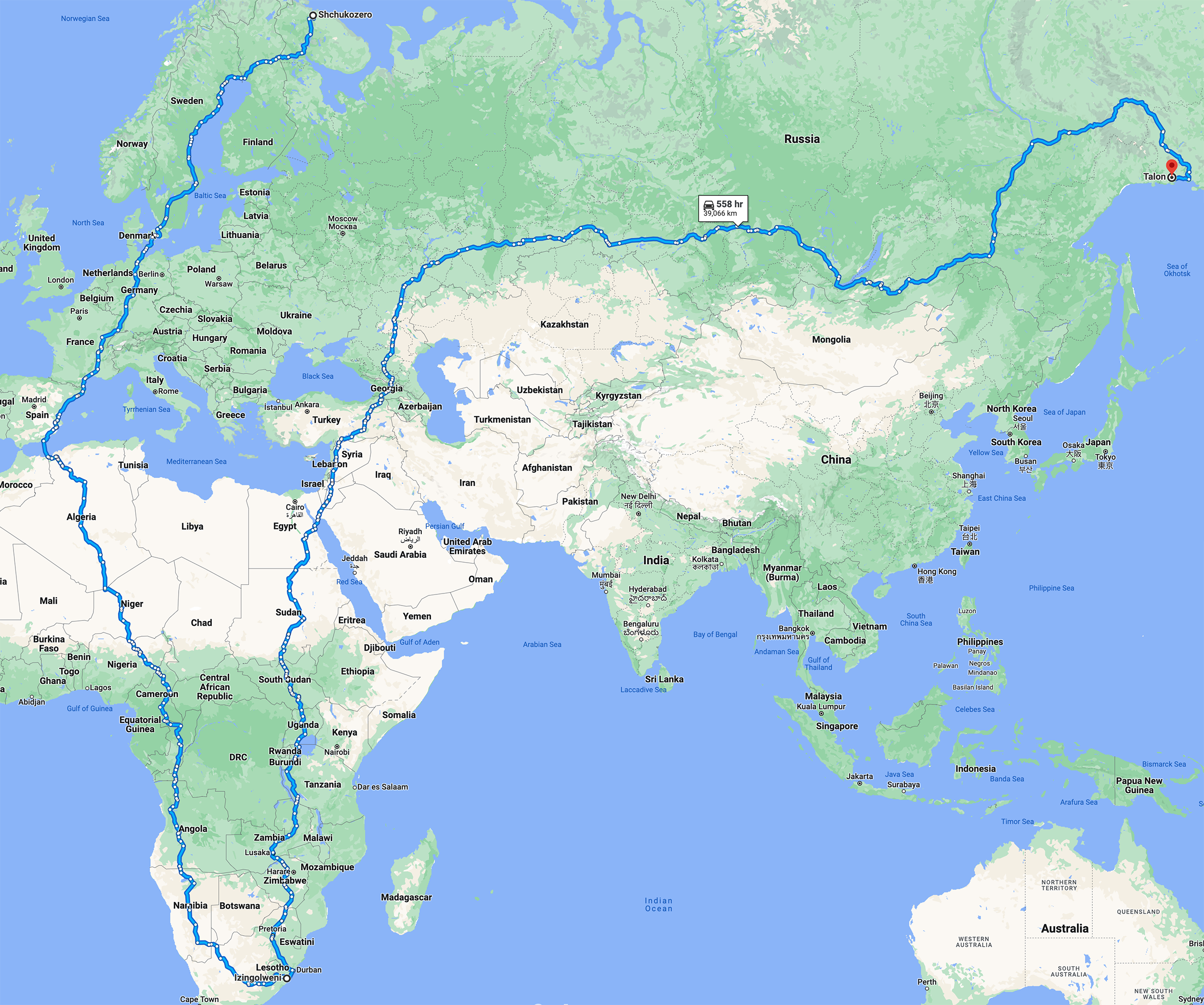 Martin Krzywinski - Longest Google Maps Route - Canada's Michael Smith  Genome Sciences Centre