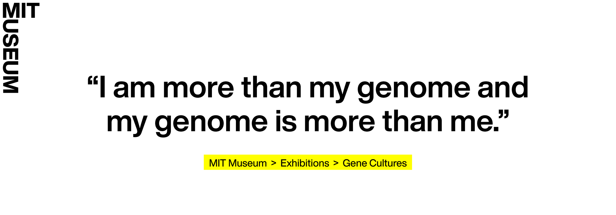 MIT MUSEUM GENE CULTURES EXHIBIT  Martin Krzywinski / science + art / Canada's Michael Smith Genome Sciences Center / http://mkweb.bcgsc.ca