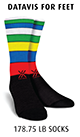 Rogue Socks - 178.75 lb socks - Martin Krzywinski / Canada's Michael Smith Genome Sciences Centre / mkweb.bcgsc.ca